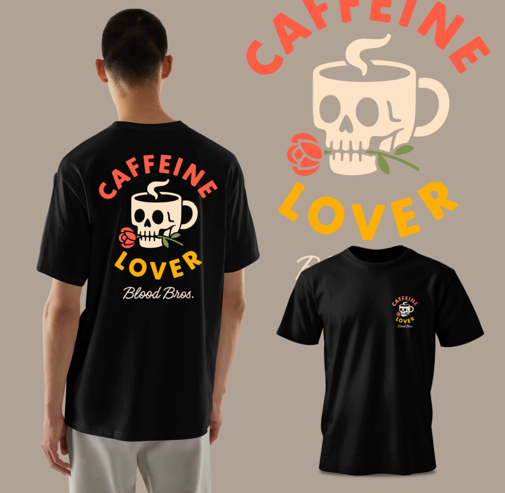 👕 Camiseta Caffeine Lover ☕💘