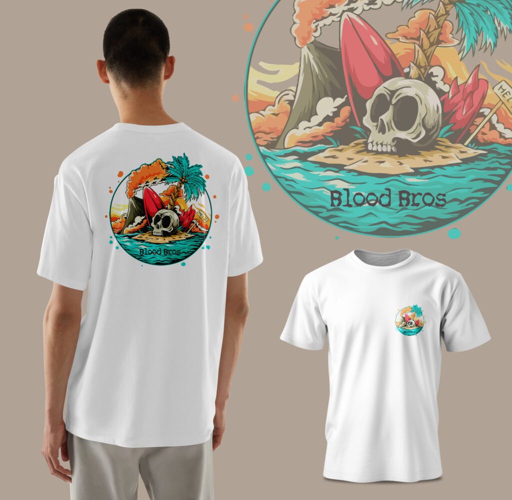 👕 Camiseta Skull Island 🏝️