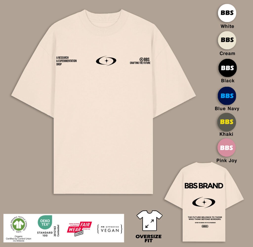 👕 Camiseta Oversize BBS Brand - Imagen 4