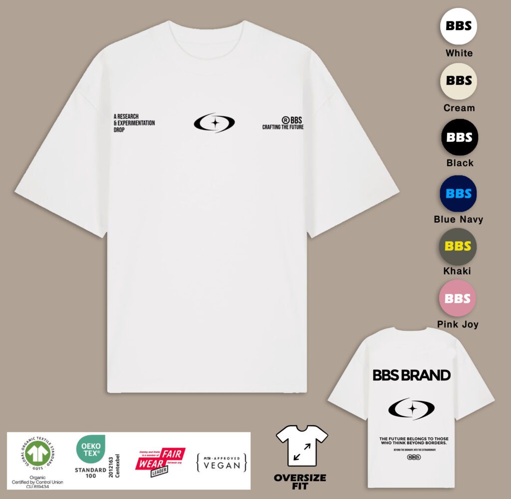 👕 Camiseta Oversize BBS Brand - Imagen 3