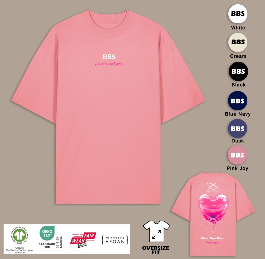 👕 Camiseta Oversize Heart 💖