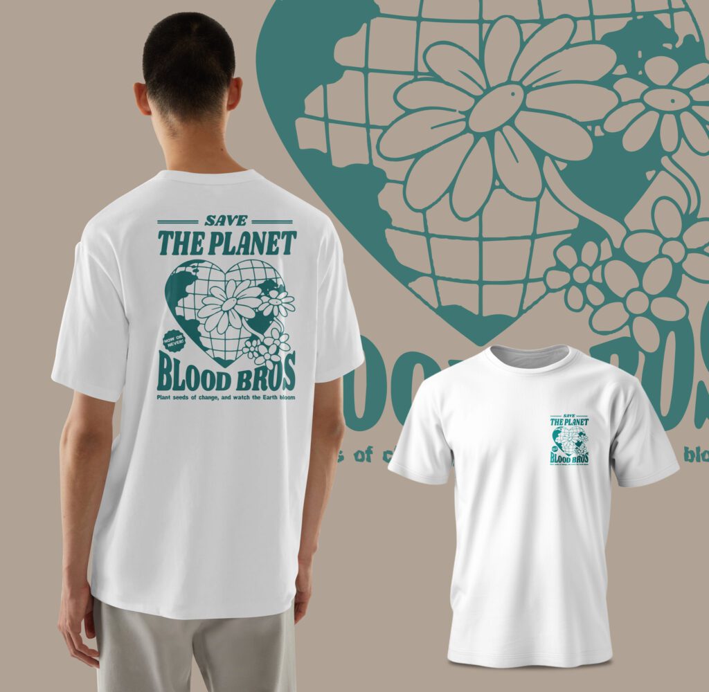 👕 Camiseta Save the Planet White