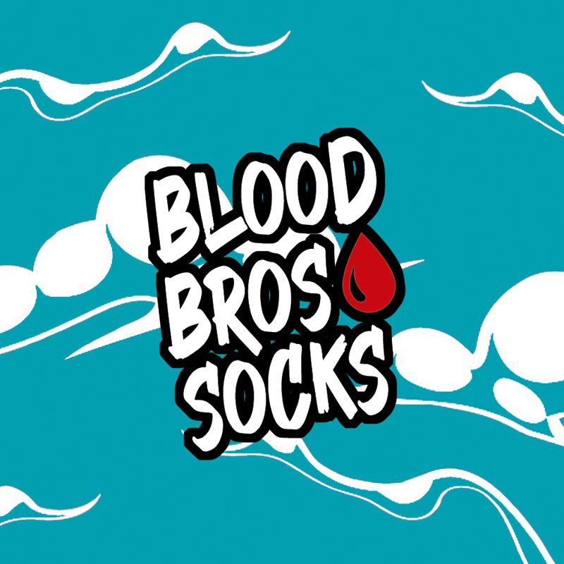🎾 It's Padel Time ⋆ Blood Bros Socks 🩸 🧦