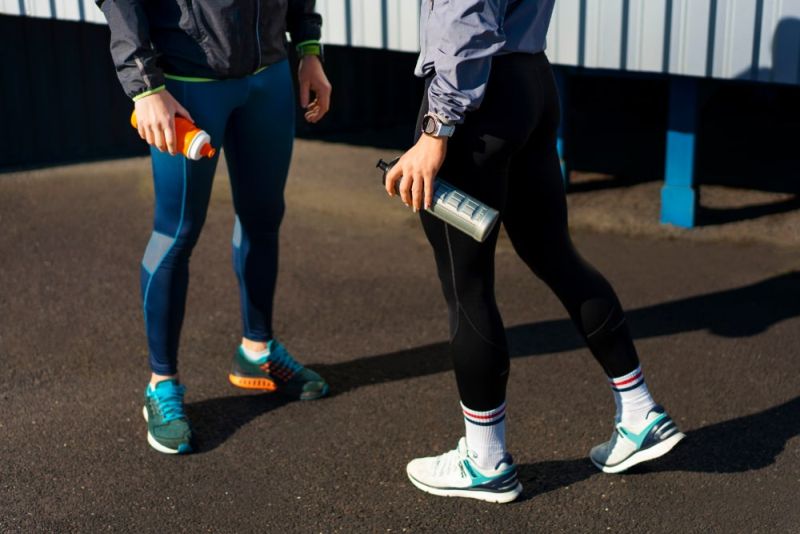 materiales de calcetines para running